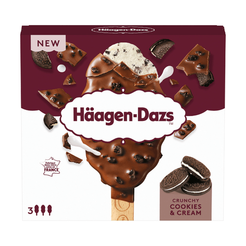 Crunchy cookies cream Häagen Dazs