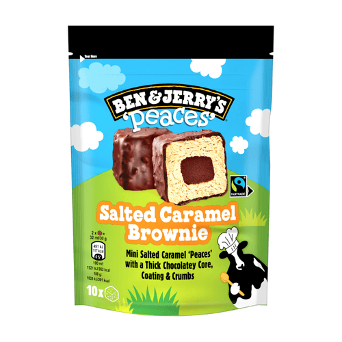 B&J salted caramel brownie peaces