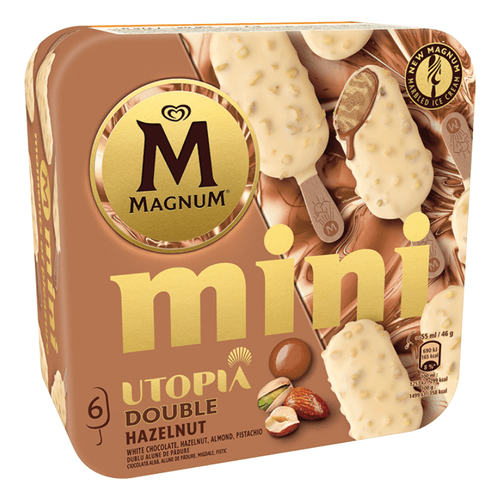 Gelats mini Magnum Utopia Double Hazelnut