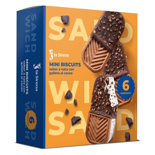 Mini bescuit nata i xocolata