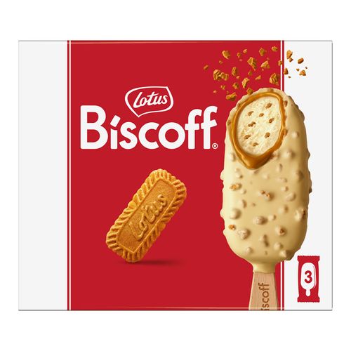 Bombón chocolate blanco lotus biscoff