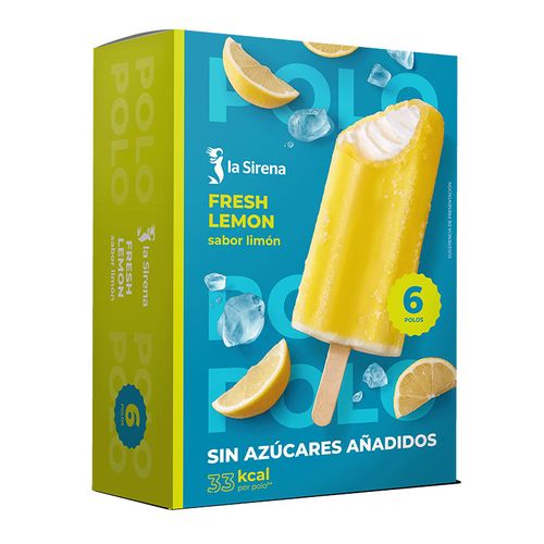 Gelats amb gust de llimona sense sucres afegits