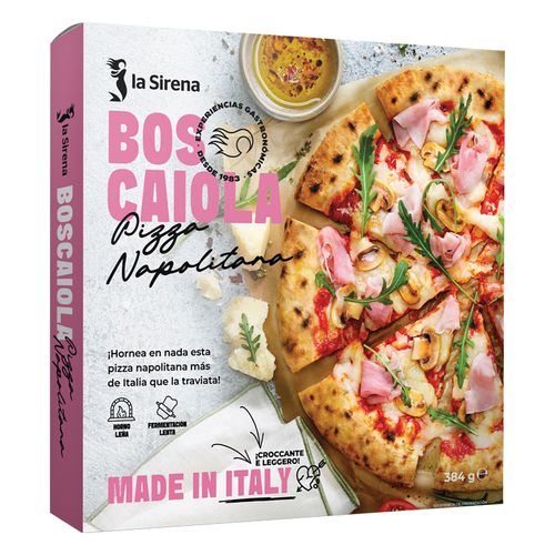 Pizza napolitana boscaiola