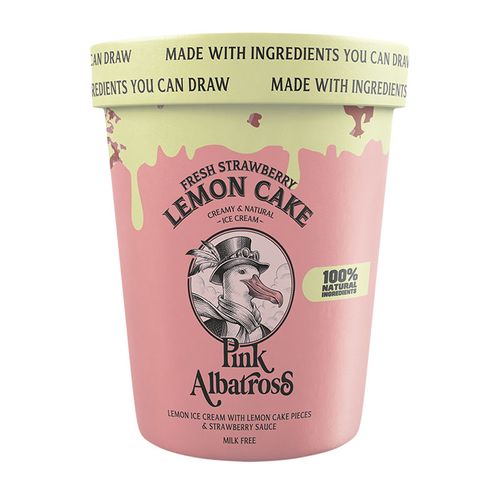 Tarrina strawberry lemon pink albatross