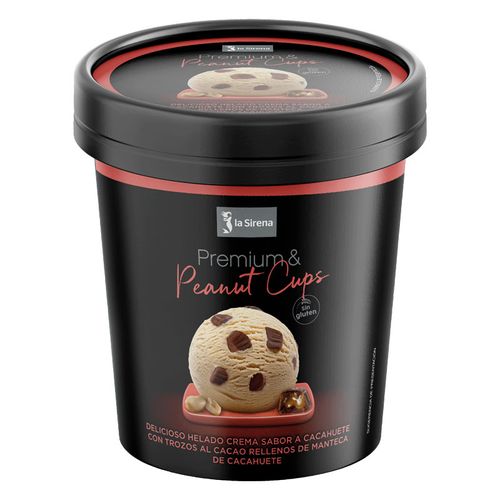 Tarrina cacahuete con caramelo Premium