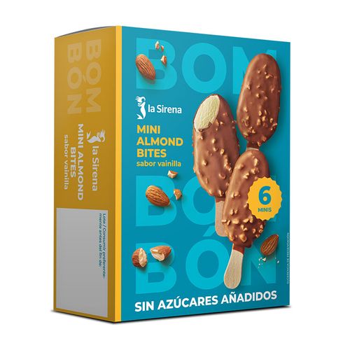 Mini bombón almendrado s/azúcares añadidos