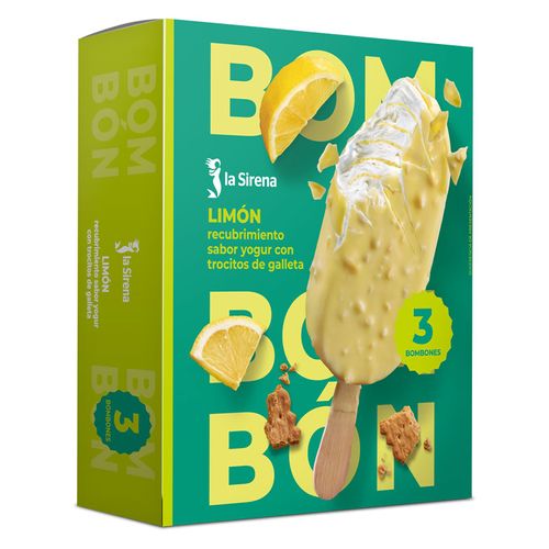 Bombón limón con cobertura yogur