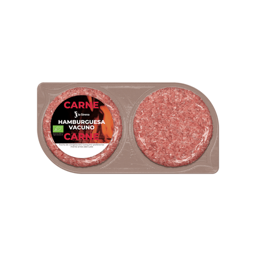 Hamburguesas de vacuno Bio