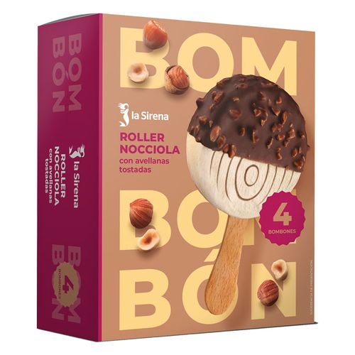 Bombón roller nocciola avellanas