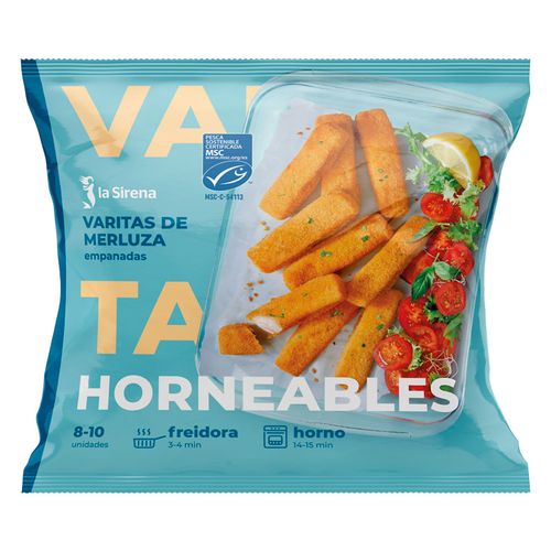 Varitas de merluza MSC La Sirena