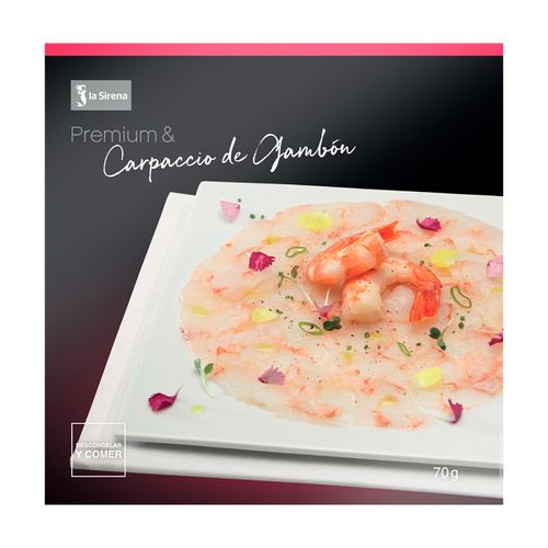 Carpaccio gambón austral Premium