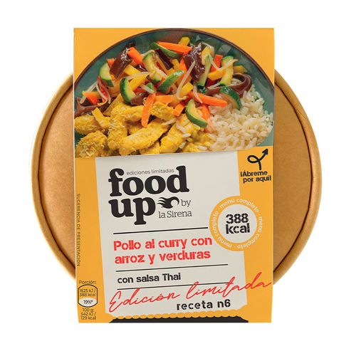 Pollo al curry con arroz FoodUp