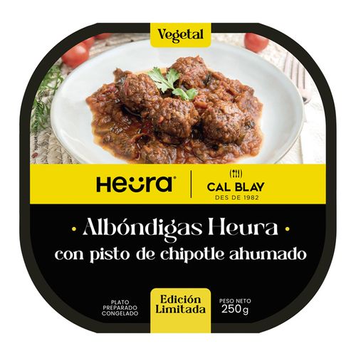 Mandonguilles amb samfaina Chipotle fumat Heura