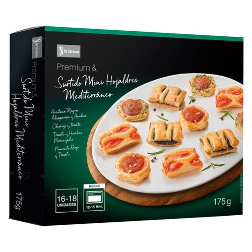 Surtido mini hojaldres mediterráneo Premium