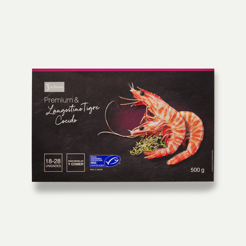 Langostino Tigre Cocido MSC Premium