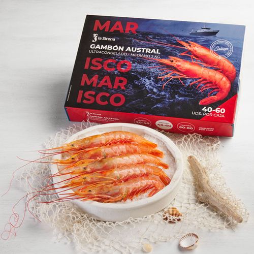 Gamba Austral mitjana 40/60 peces