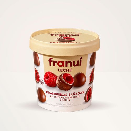 Franui frambuesa choco leche 150g