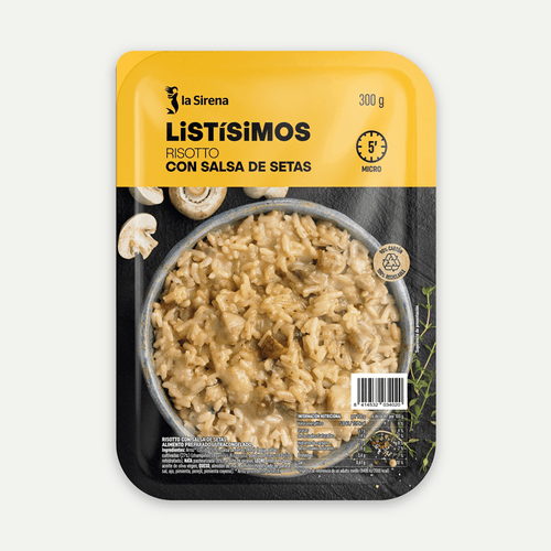 Risotto con setas Listísimos