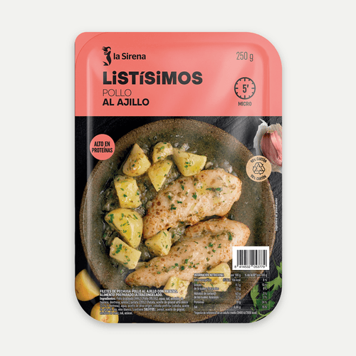 Pollo al ajillo Listísimos