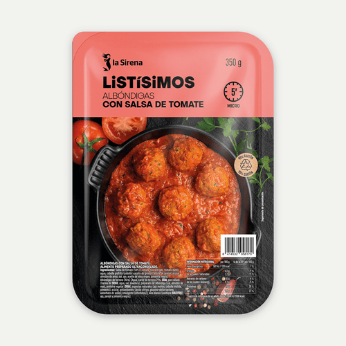 Albóndigas con tomate Listísimos