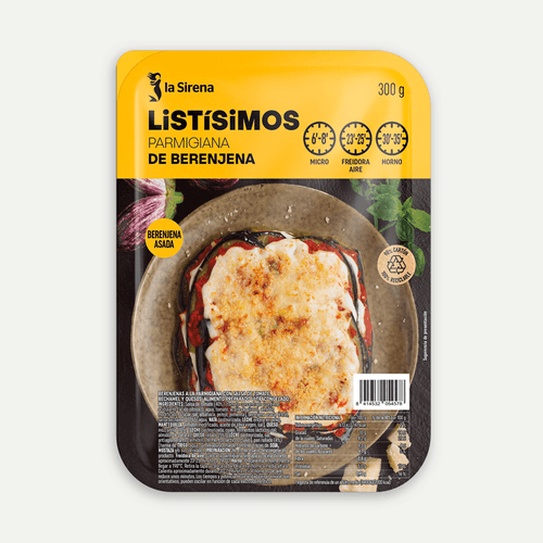 Parmigiana de berenjena Listísimos
