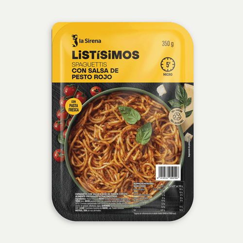 Spaghetti al pesto rojo Listísimos