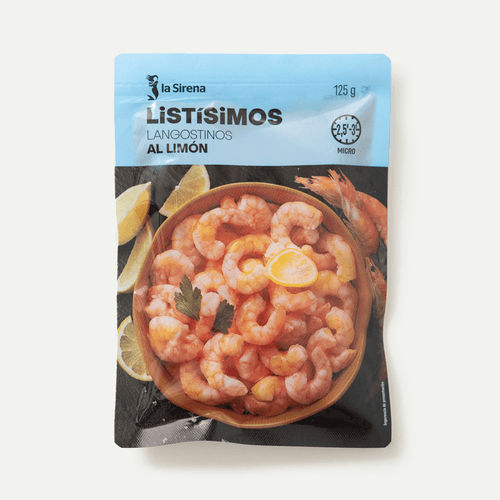 Langostinos al limón