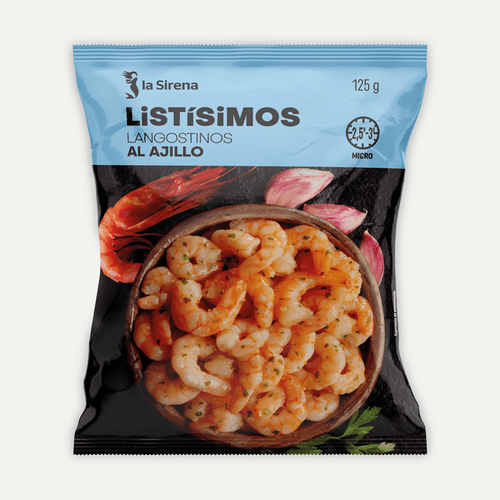 Langostinos al ajillo Listísimos