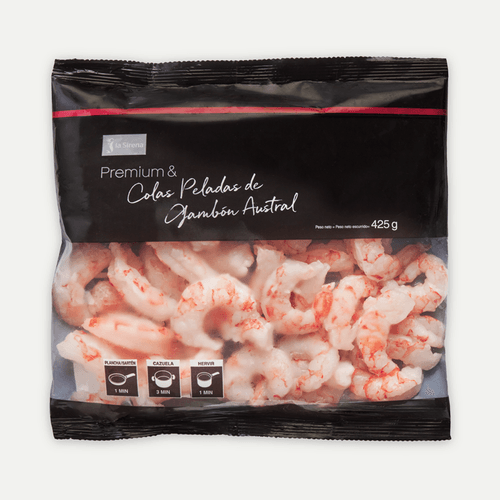Cola pelada de gambón Austral Premium