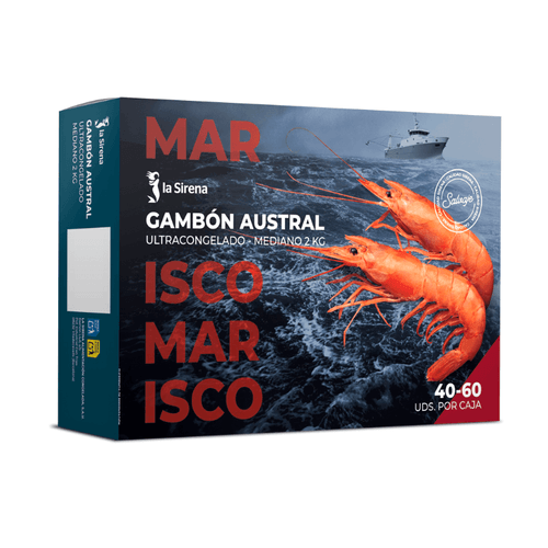 Gambón Austral mediano 40/60 piezas/caja