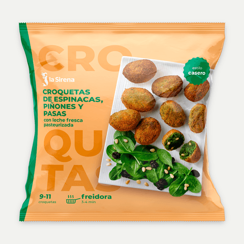 Croquetes d'espinacs i pinyons