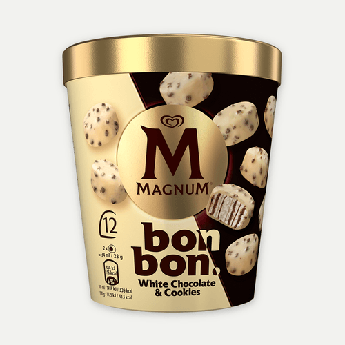 Magnum Bon Bon white chocolate cookies