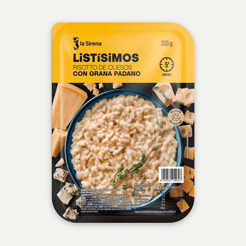 Risotto 4 quesos Listísimos