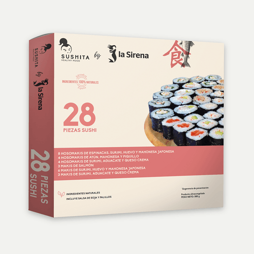 Sushi assortiment 28 peces Sushita