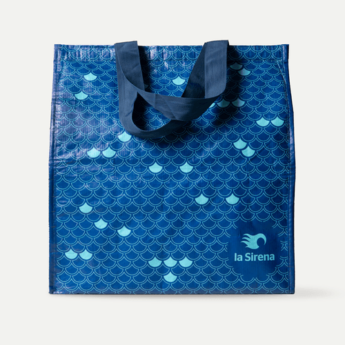 Bolsa rafia azul isotérmica