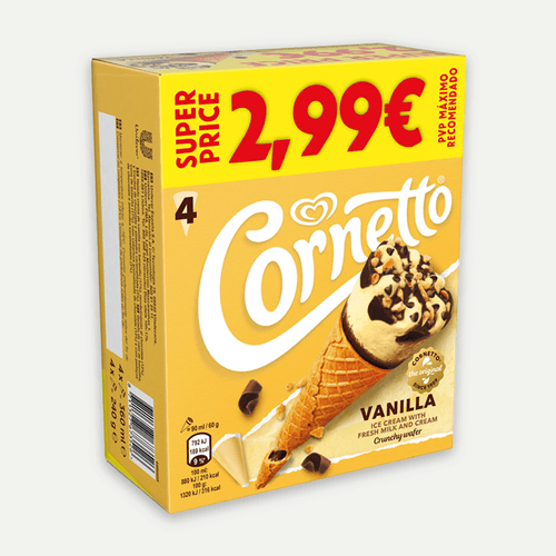 Cornetto Vainilla súper price