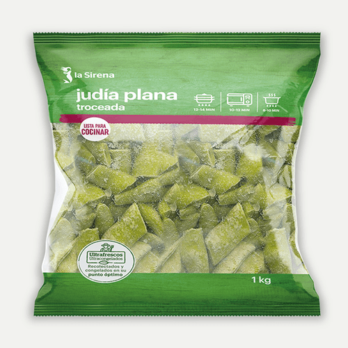 Judía plana troceada