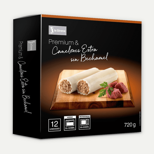 Canelones extra Premium sin bechamel