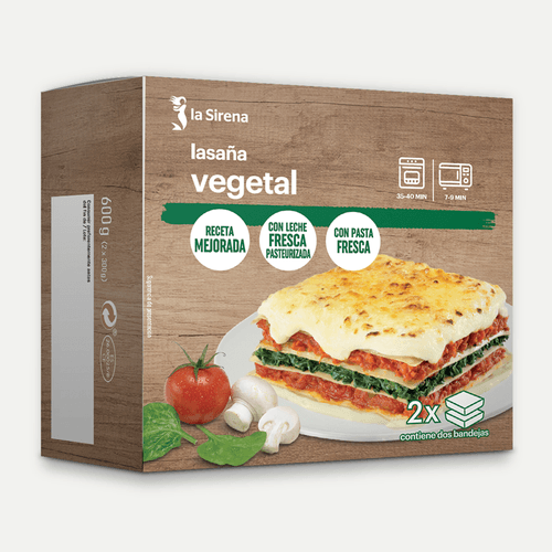 Lasaña vegetal