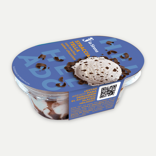 Terrina individual de stracciatella