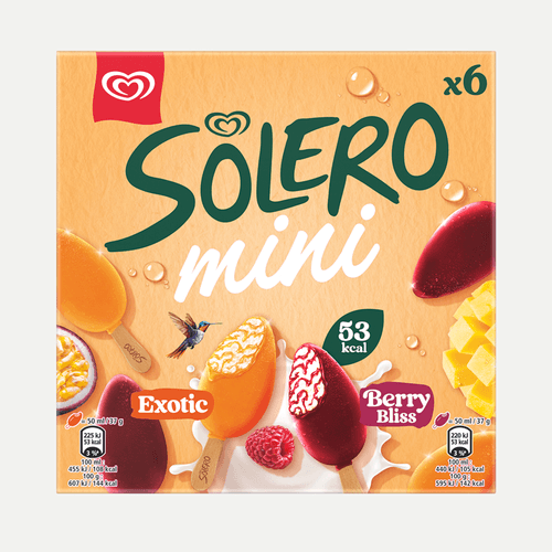Polo sorbet mini Solero Exotic & Berry Bliss