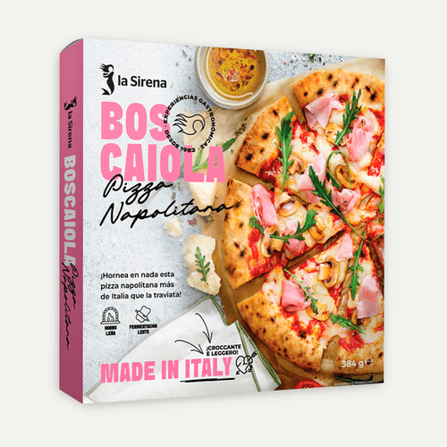 Pizza napolitana boscaiola