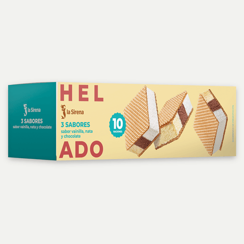 Bloc gelat nata, xocolata i vainilla