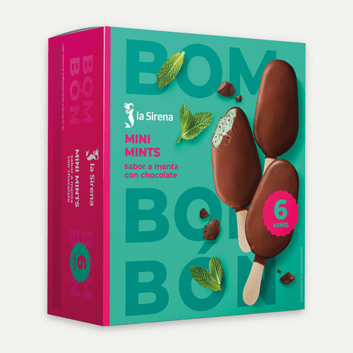 Mini bombons xocolata amb menta