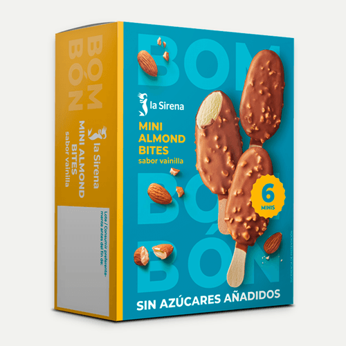 Mini bombons ametllats sense sucres afegits