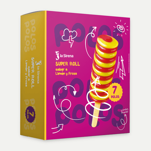Super Roll fresa-limón