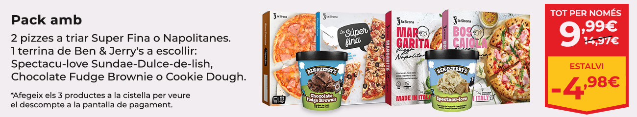 pack estalvi pizzes