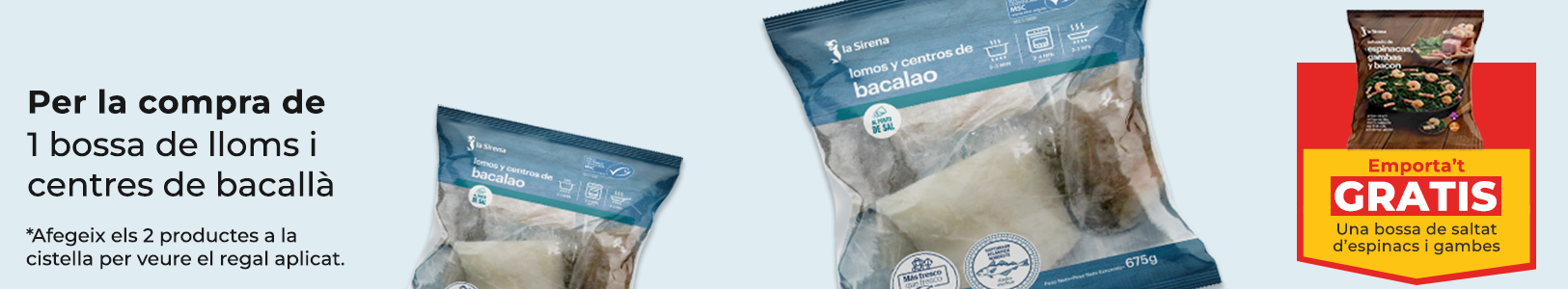 Pack regal de peix + saltat