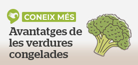 Avantatges de les verdures congelades