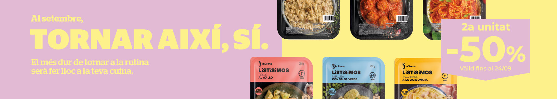 Promo 2ª unitat -50% en Listísimos